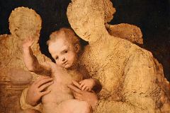 Perino del Vaga 1528-30 Holy Family with Saint John the Baptist From The Courtauld Gallery London At New York Met Breuer Unfinished.jpg